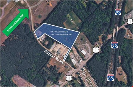 VacantLand space for Rent at Airport Rd & Boydton Plank Rd in North Dinwiddie