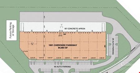 Industrial space for Rent at 84,964 SF Sublease at 1601 Cherokee Pkwy in Acworth
