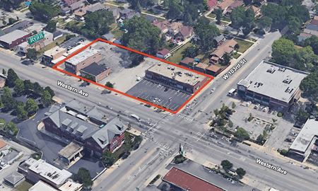VacantLand space for Rent at High Traffic Corner Site For Lease in Chicago's Beverly Neighborhood in Chicago