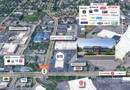 Retail space for Rent at Free Standing Retail Mid-Box Located Next to Regional Mall in Idaho Falls