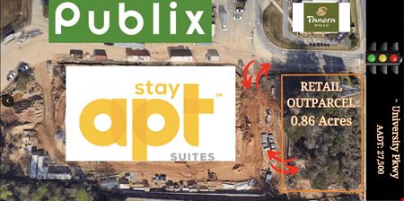 VacantLand space for Sale at RETAIL OUTPARCEL 9229 University Pkwy in Pensacola