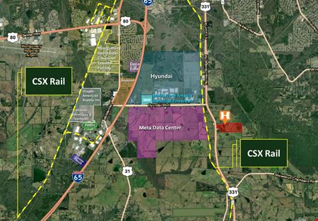 VacantLand space for Sale at 102 +/- Industrial Acres on Highway 331 in Montgomery