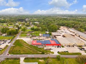 Office/Warehouse with Cranes & Hwy 74 Visibility