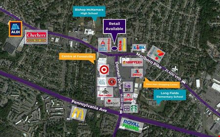 Retail space for Rent at 6960 Marlboro Pike in District Heights