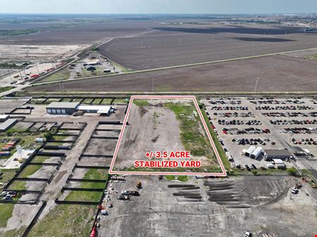 VacantLand space for Rent at 3.5 AC Stabilized Yard - Holly Rd in Corpus Christi