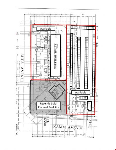 Retail Parcels Available on NEC of Alta/Kamm in Dinuba, CA