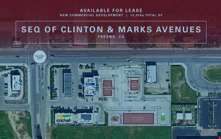 Retail space for Rent at SEQ of Clinton & Marks Avenues in Fresno