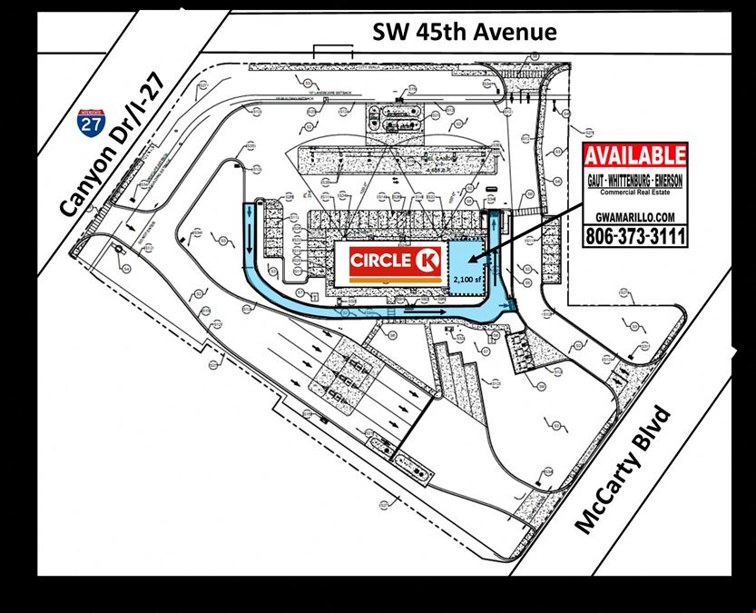 QSR Space Available Inside Circle K