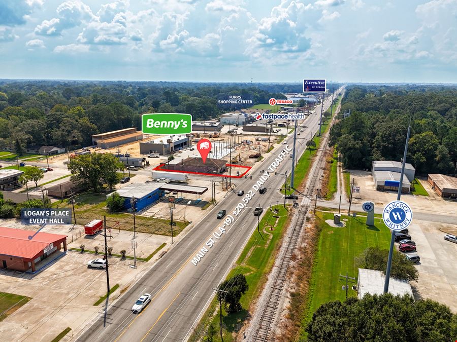 Retail Building Neighboring Benny's Development