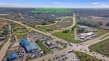 VacantLand space for Sale at 27065 W Route 120, 3.08 to 34.7 Acres For Development in Volo