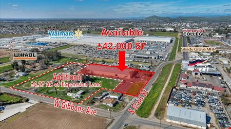 Industrial space for Rent at Freestanding Heavy Industrial Building w/ Office/Showroom on ±6.55 AC in Porterville